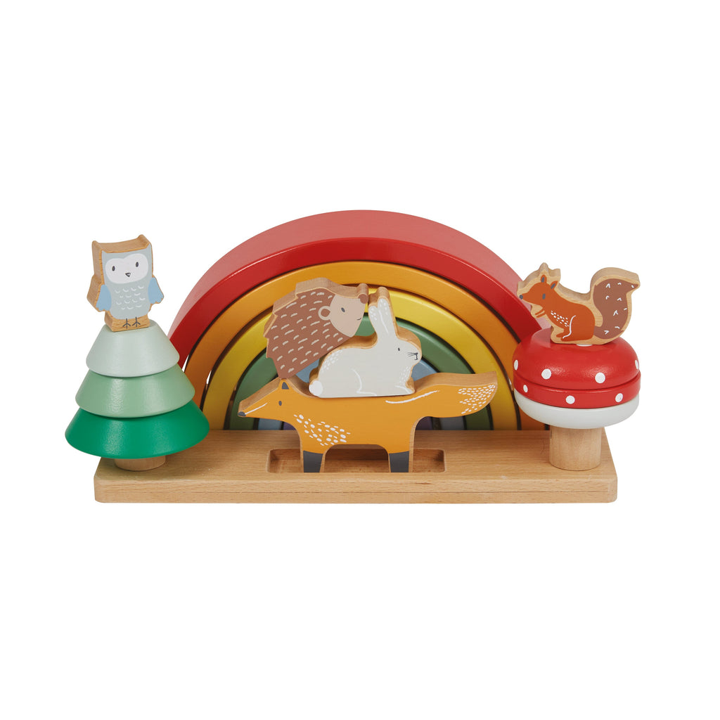 3-in-1 Wooden Rainbow Toy