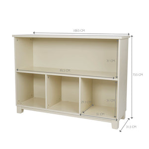 Blake Storage Shelf Unit, Oatmeal	