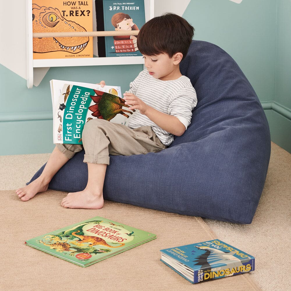 Outdoor Bean Small Child Bean Bag Chair Midnight Blue Children's