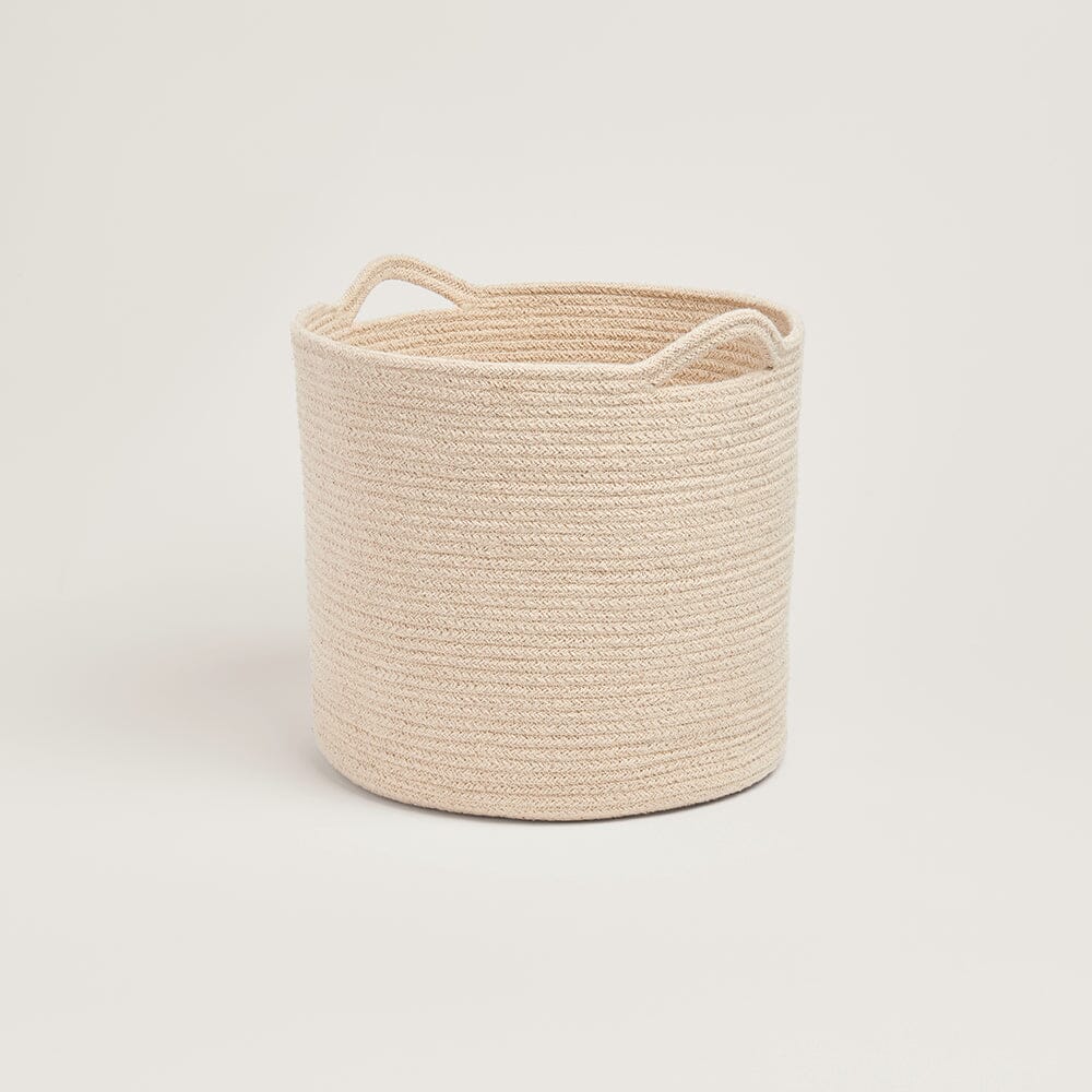 Woven Storage Basket, Ivory