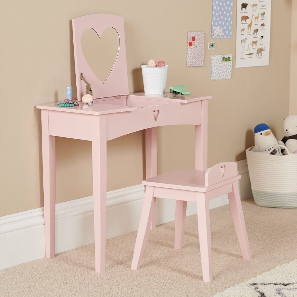 Sweetheart Dressing Table & Stool Chalk