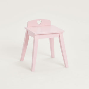 Sweetheart Dressing Table & Stool, Chalk Pink	
