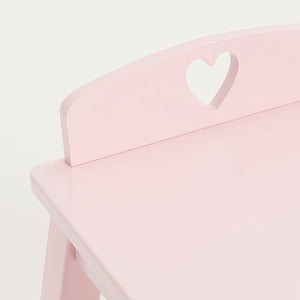 Sweetheart Dressing Table & Stool, Chalk Pink