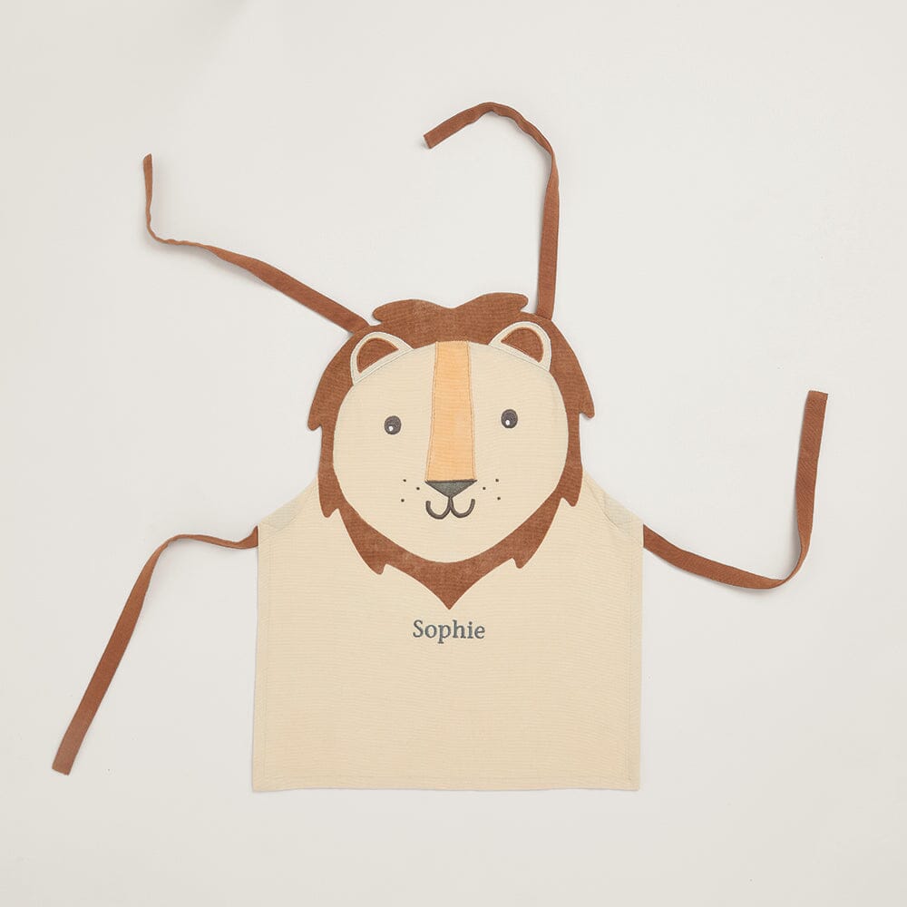 Personalised Child's Apron, Lion