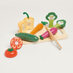 Wooden Toy Cutting Veg Set