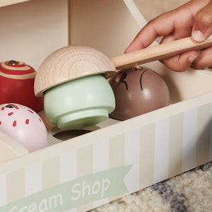 Wooden Play Shop and Ice Cream Stall Bundle