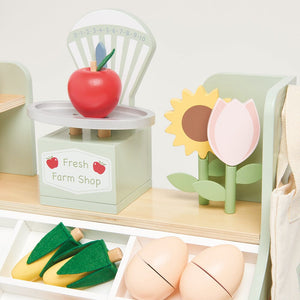 Fresh Farm Wooden Market Stall