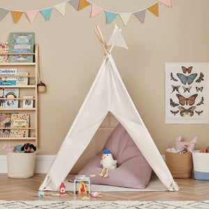 Play Teepee, Natural Stripe	