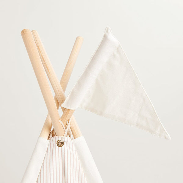 Play Teepee, Natural Stripe