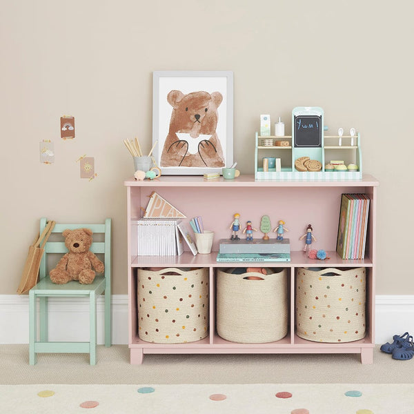 Blake Storage Shelf Unit, Chalk Pink	