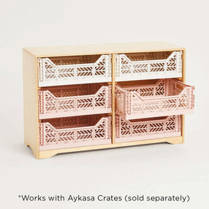 Porter Crate Storage, Wood