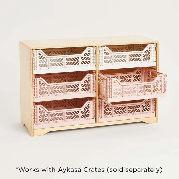 Porter Crate Storage, Wood