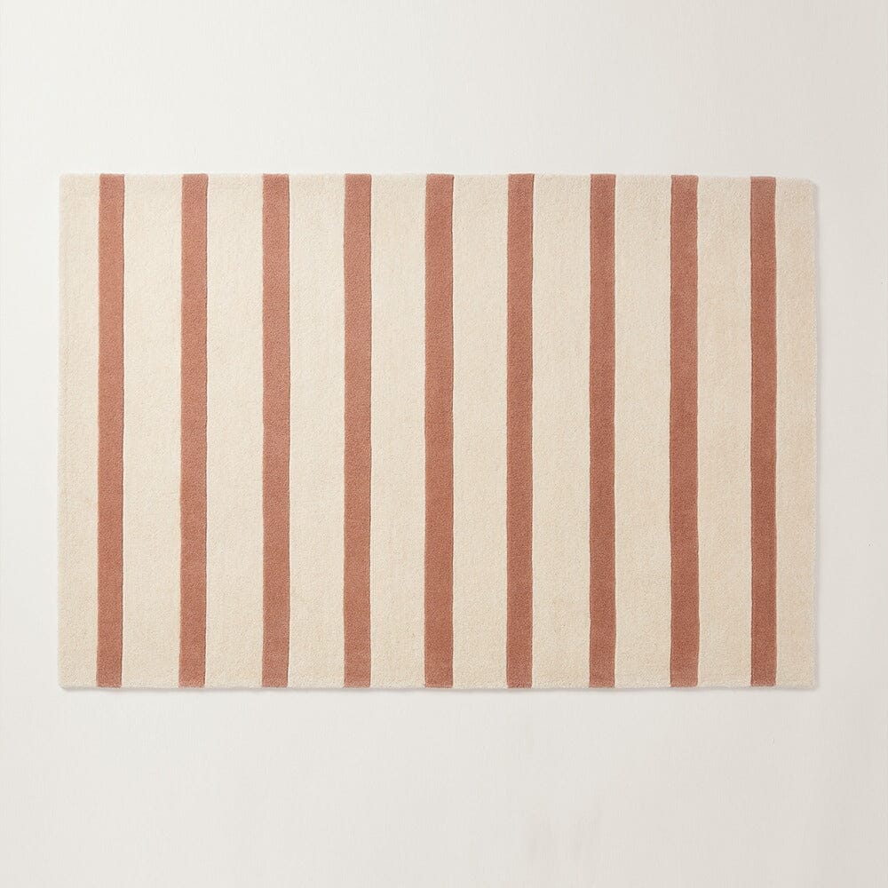 Great Little Trading Co. Natural Stripe Rug 180 x 120 cm