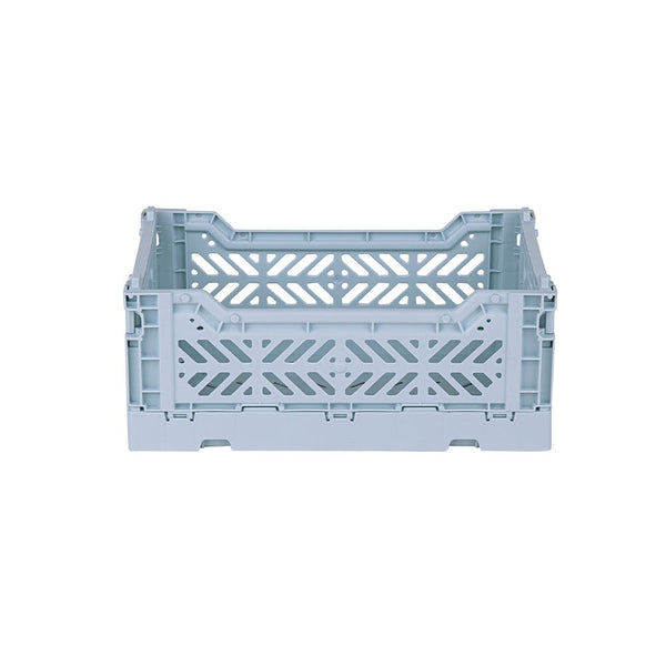 Aykasa Mini Folding Crate, Pale Blue	
