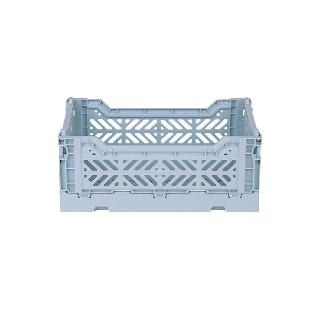 Aykasa Mini Folding Crate, Pale Blue