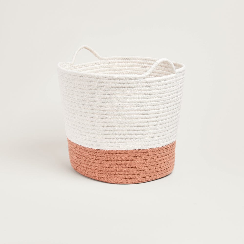 Rope Storage Basket Terracotta