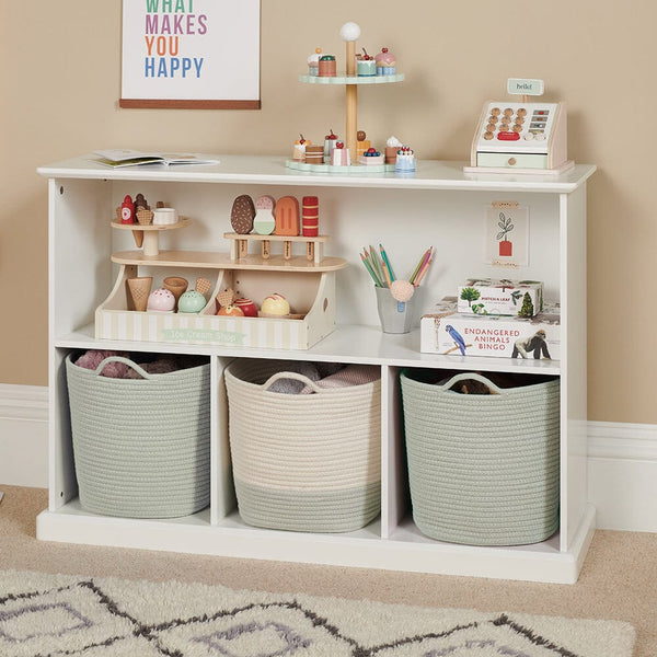 Rope Storage Basket, Sage Green