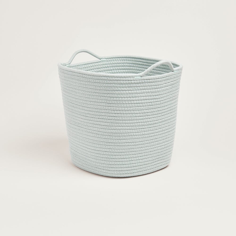 Rope Storage Basket, Sage Green	