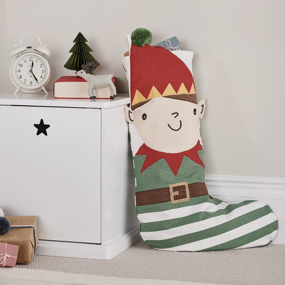 Christmas Stocking Jolly Elf