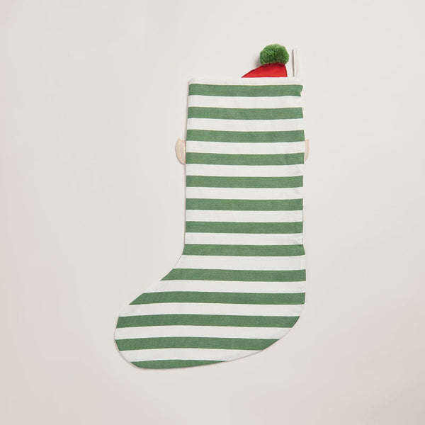 Personalised Christmas Stocking, Jolly Elf
