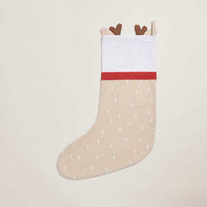 Personalised Christmas Stocking, Reindeer
