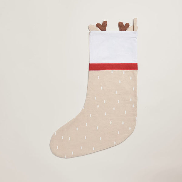 Personalised Christmas Stocking, Reindeer