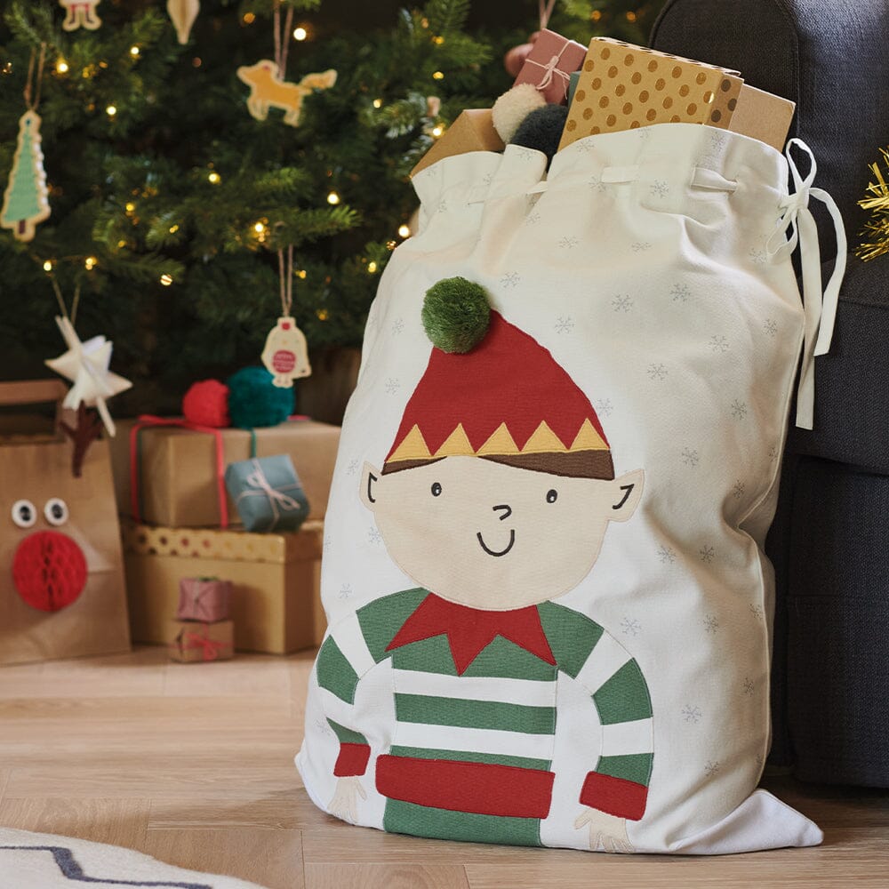 Christmas Sack Jolly Elf