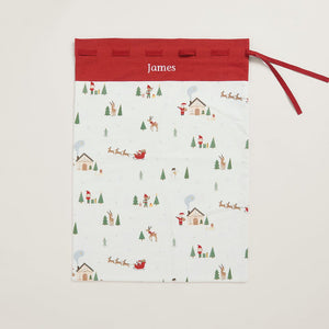 Personalised Christmas Sack, The Night Before Christmas