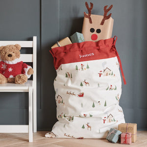 Personalised Christmas Sack, The Night Before Christmas