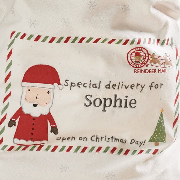 Personalised Christmas Sack, Special Delivery