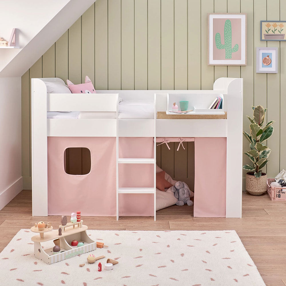 Paddington Mid Sleeper Chalk Curtains