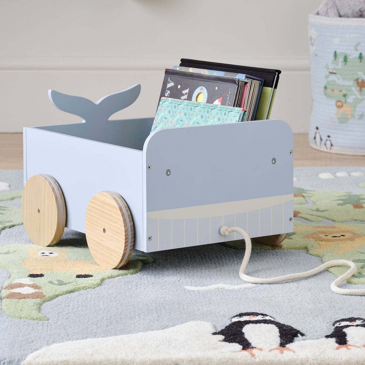 Animal Book Cart Whale