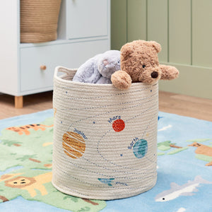 Woven Storage Basket, Space Explorer	