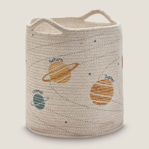 Woven Storage Basket, Space Explorer	