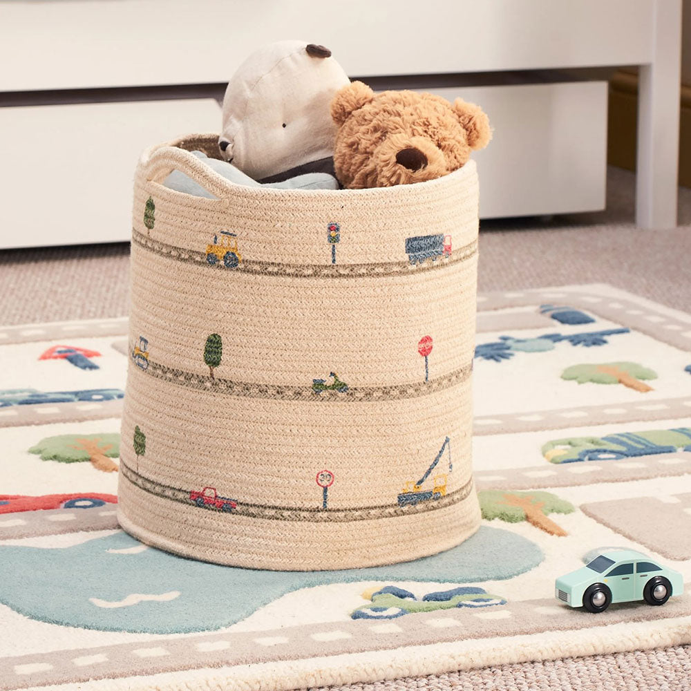 Woven Storage Basket, Transport Adventure	