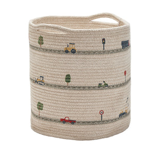 Woven Storage Basket, Transport Adventure
