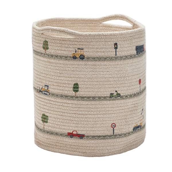 Woven Storage Basket, Transport Adventure