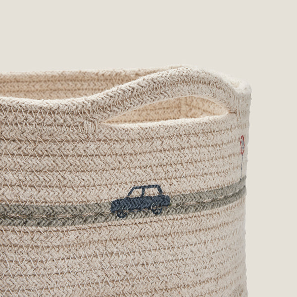 Woven Storage Basket, Transport Adventure	