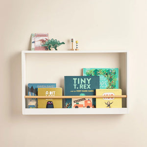 Nightingale Book Display Shelf, White