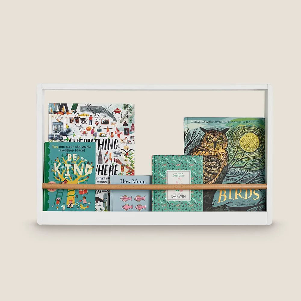 Nightingale Book Display Shelf, White	