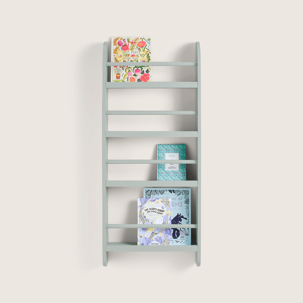 Greenaway Narrow Bookcase Sage Green