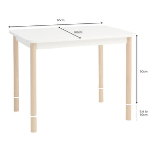 Juniper Adjustable Table (from 2 to 8yrs)