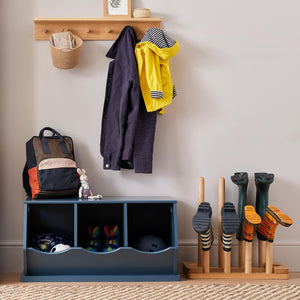 Triple Stacking Storage Trunk, Ocean Blue