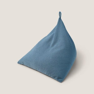 Teddy Fabric Bean Bag, Denim