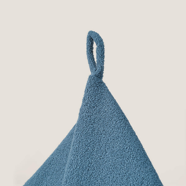 Teddy Fabric Bean Bag, Denim