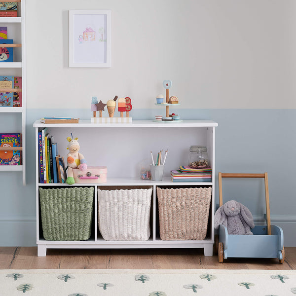 Paper Rope Storage Basket, Ivory