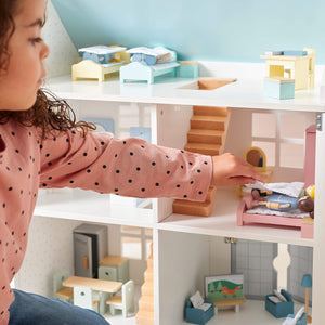 Wooden Doll's House Furniture, Bedroom