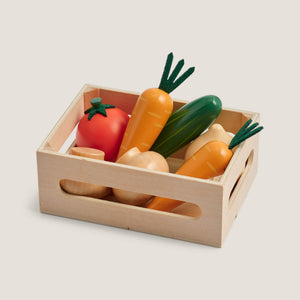 Five-A-Day Wooden Veg Box