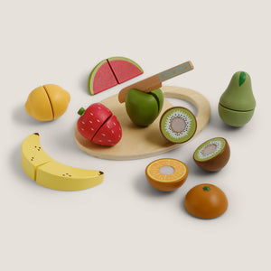 Wooden Toy Cutting Fruit Set - Great Little Trading Co
