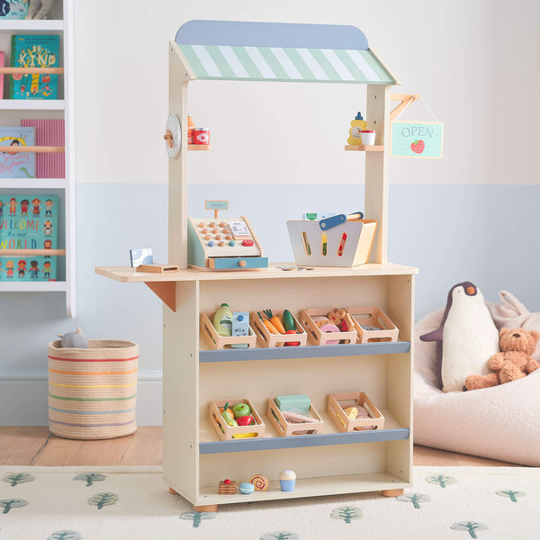 Wooden Toy Crates, Set of 4